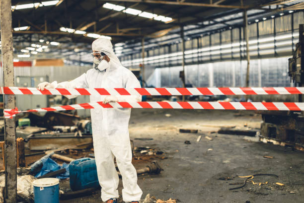 Professional Crime Scene Cleanup technician working in Waterloo, IL